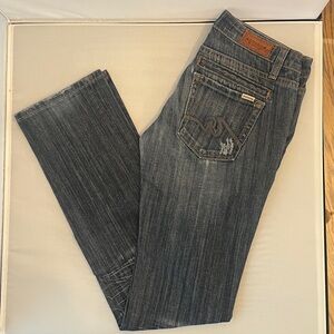 Anoname Dark Blue Straight Leg Jeans